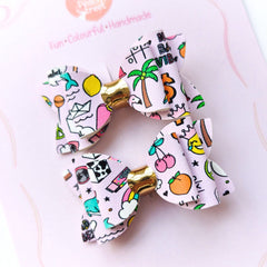 Summertime Pigtail Bows