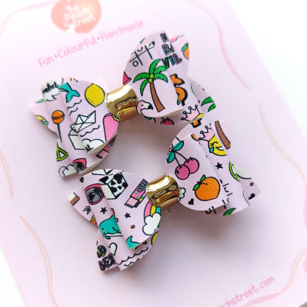 Summertime Pigtail Bows