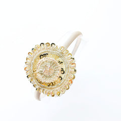 Toran Glow Ethnic Hairband – Gold Edition