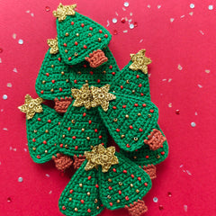 Christmas Tree Crochet Clip🎄⭐