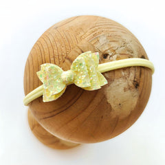 Pastel Micro Bow Headband Set