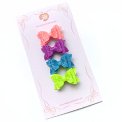 Neon Micro Bows Set