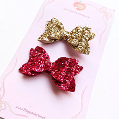 Little Love Classic Bow Clips (Set of 2)