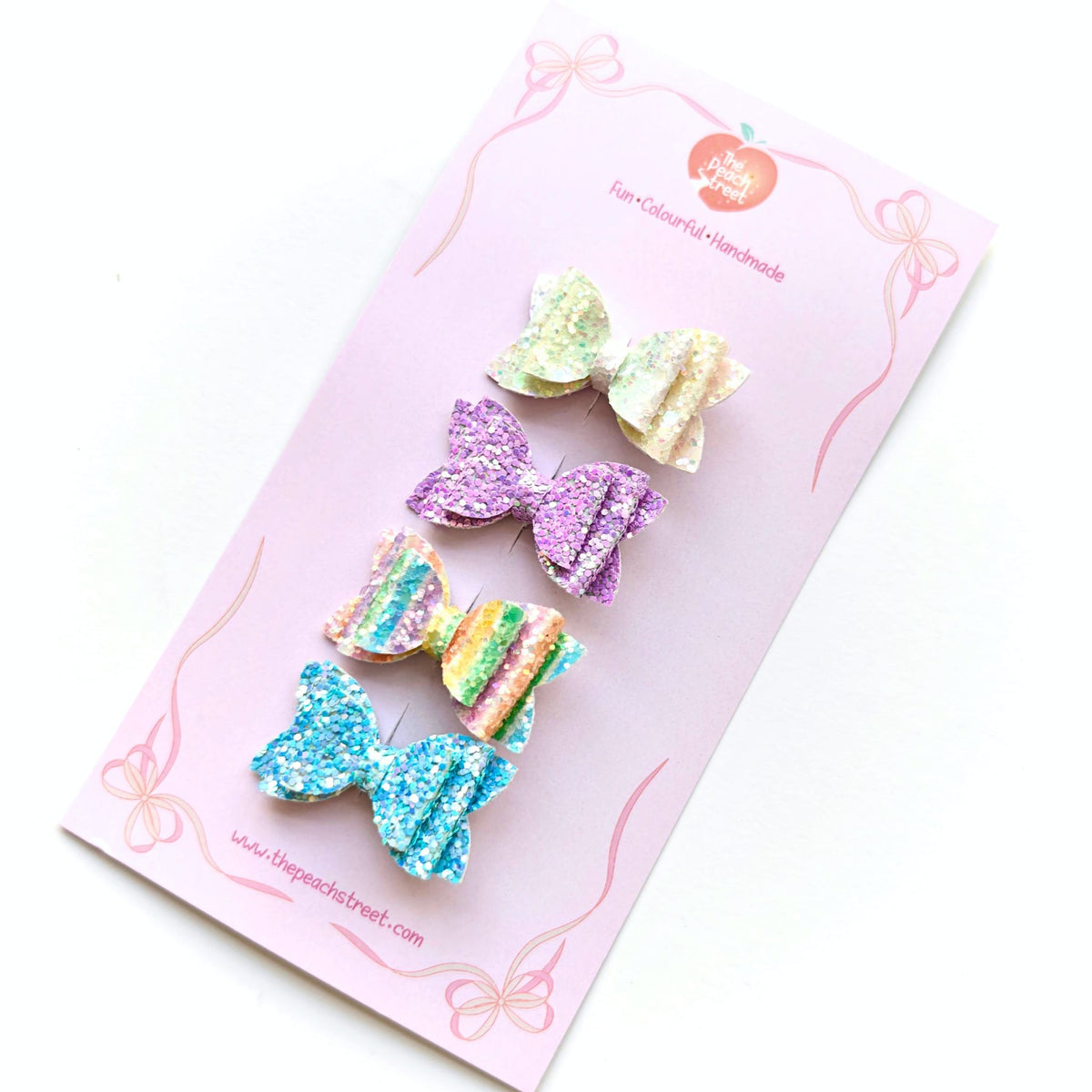 Pastel Micro Bows Set