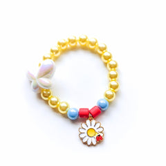 Sunny Daisy Charm Bracelet