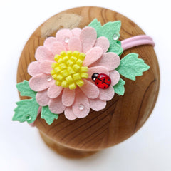 Ladybird Blossom Headband – Pink