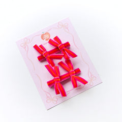 Dragonfly Striped Bow Clips