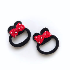 Minnie Magic Crochet Hair Ties
