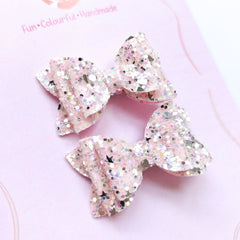 Starry Pink Micro Bows