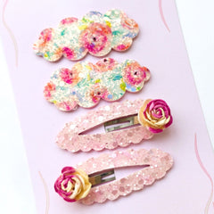Little Love Garden Snap Clips (Set of 4)