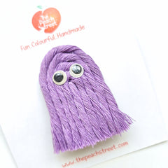 👻💜 Lilac Fringe Ghost Clip