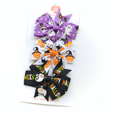 🎃👻 Spooky Trio Bow Set