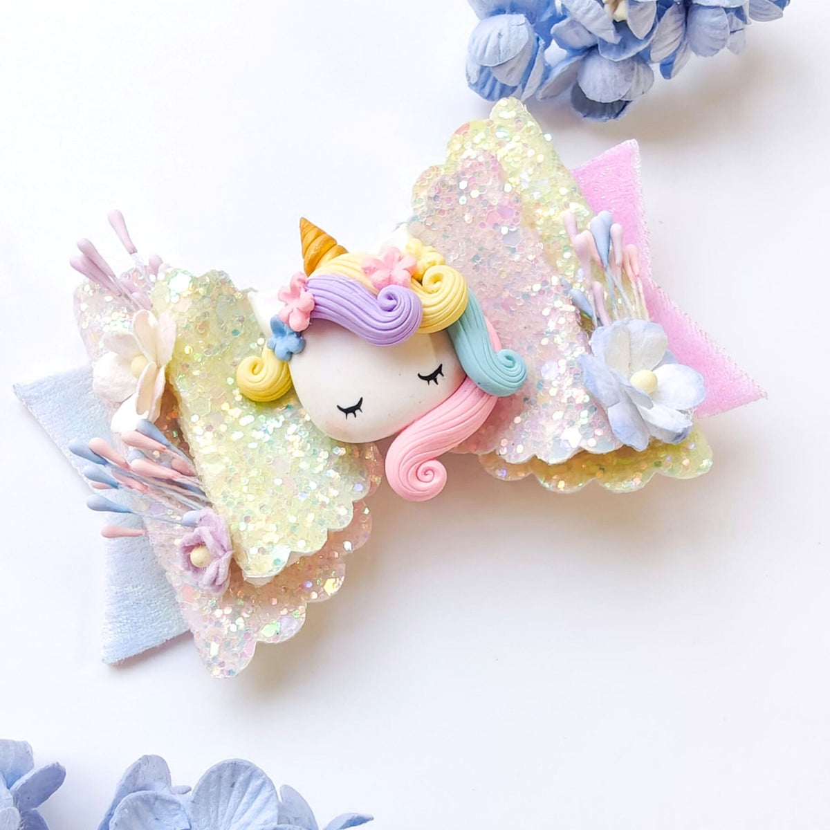 Pastel Dreams Unicorn Bow