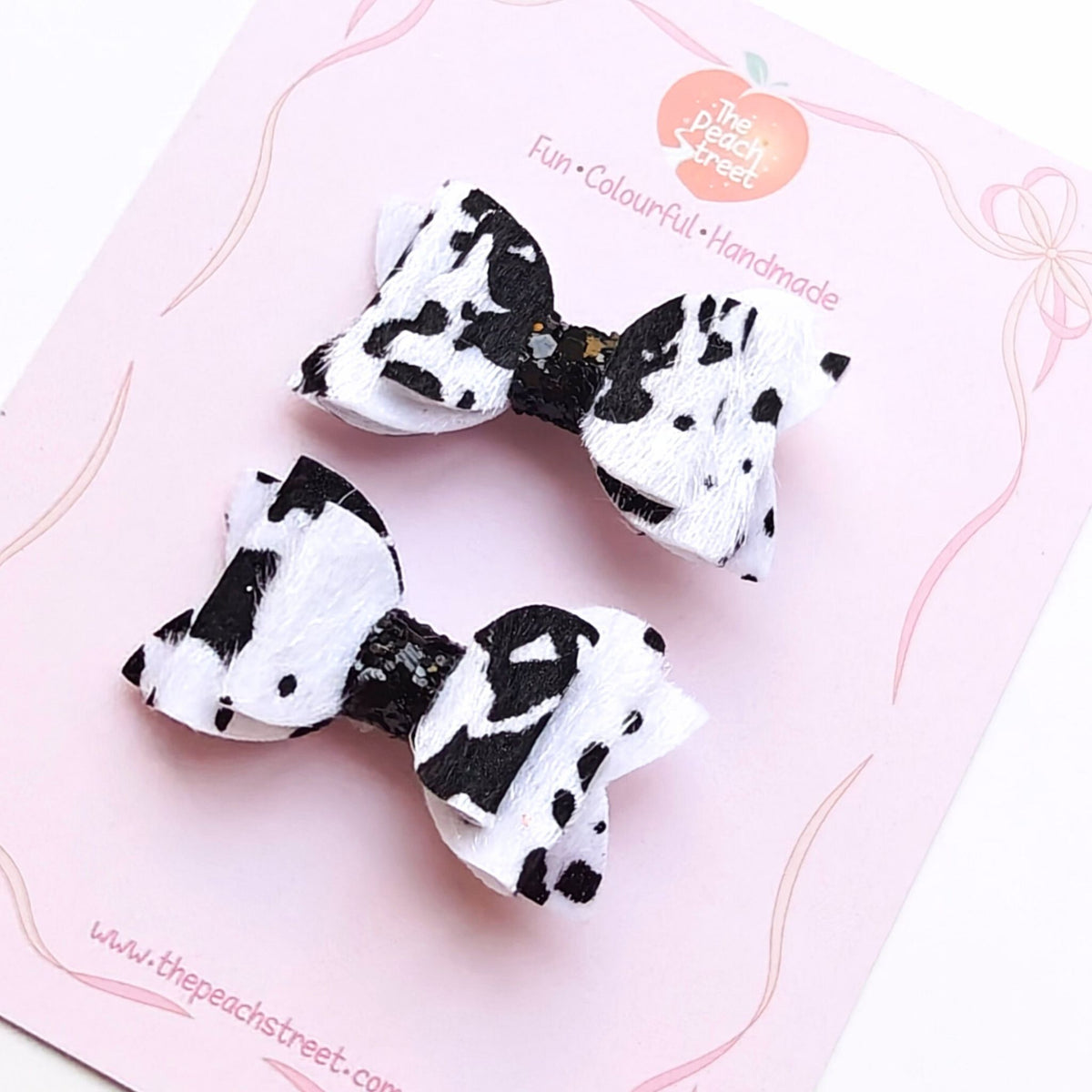Puppy Patch Pigtail Bows