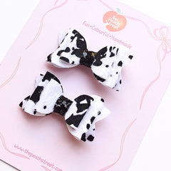 Puppy Patch Pigtail Bows
