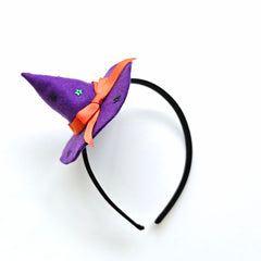 🧙‍♀️✨ Starry Witch Hat Hairband