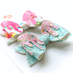 🍭✨ Candy Drip Duo Bow Set