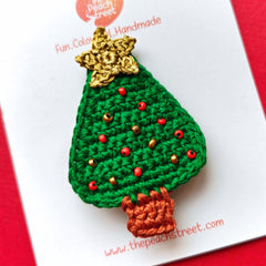 Christmas Tree Crochet Clip🎄⭐