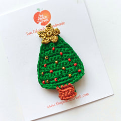 Christmas Tree Crochet Clip🎄⭐