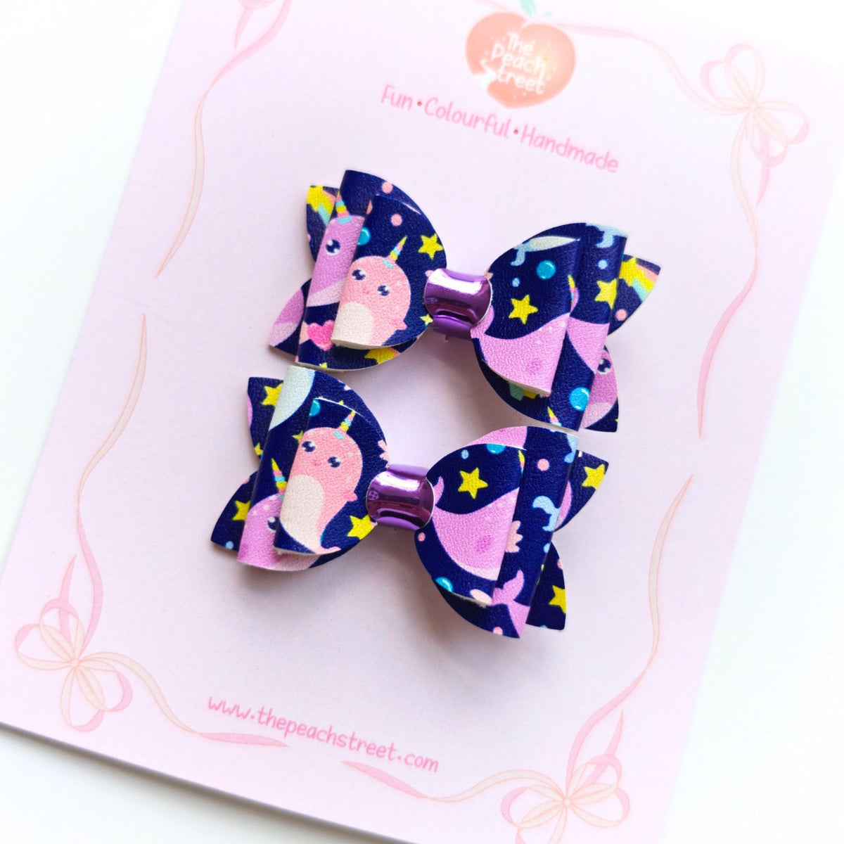Cosmic Narwhal Micro Bows 🌌
