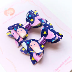 Cosmic Narwhal Micro Bows 🌌
