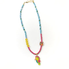 Rainbow Seahorse Necklace