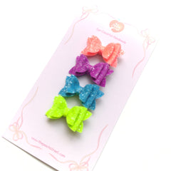 Neon Micro Bows Set