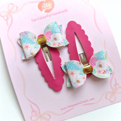 Spring Blossom Bow Clips