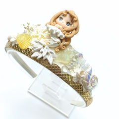 Ivory Pearl Mermaid Crown