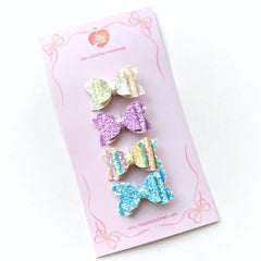 Pastel Micro Bows Set