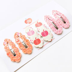 🎃💖 Pastel Pumpkin Clip Set