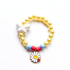 Sunny Daisy Charm Bracelet