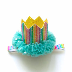 Rainbow Birthday Crown
