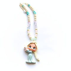 Elsa & Olaf Charm Necklace