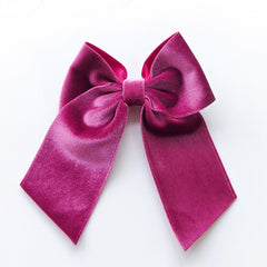 Luxe Velvet Big Bow Hair Clip