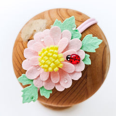 Ladybird Blossom Headband – Pink