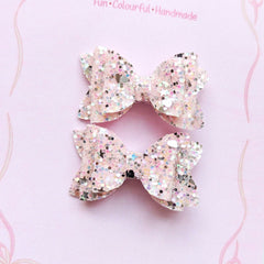 Starry Pink Micro Bows