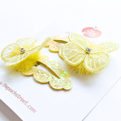 Buttercup Flutter Snap Clip Set