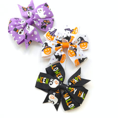 🎃👻 Spooky Trio Bow Set