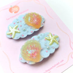 Mermaid Treasure Snap Clips