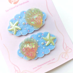 Mermaid Treasure Snap Clips