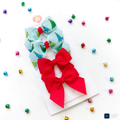 Merry Twirls Bow Set