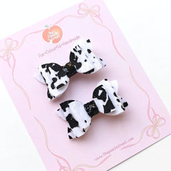 Puppy Patch Pigtail Bows