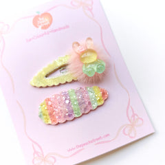 Bunny Snap Clips- (Pair)
