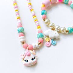 Rainbow Wishes Unicorn Jewellery Set