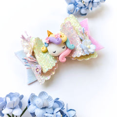 Pastel Dreams Unicorn Bow