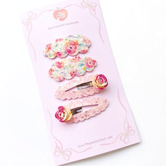 Little Love Garden Snap Clips (Set of 4)