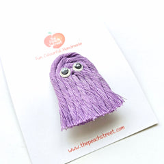👻💜 Lilac Fringe Ghost Clip