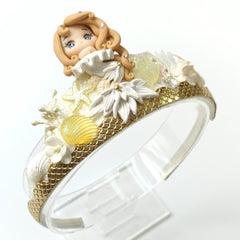Ivory Pearl Mermaid Crown