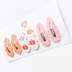🎃💖 Pastel Pumpkin Clip Set